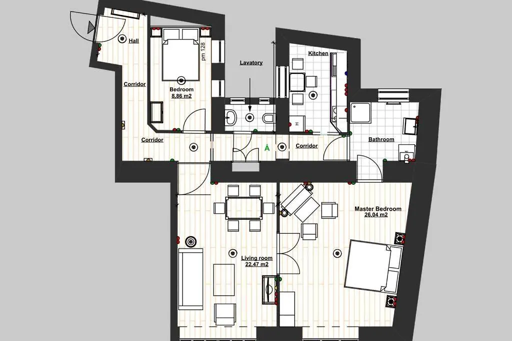 Artapart Luxury And Art In Budapest - Apartment A1 0*,